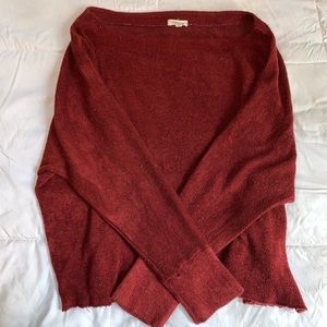 Oversized Maroon Sweater